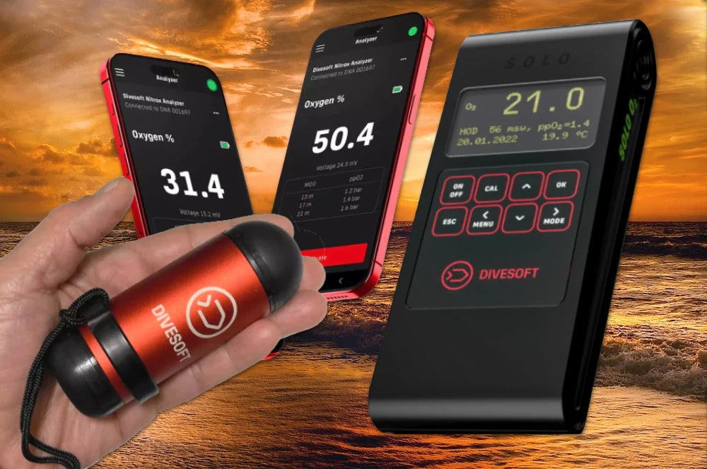 Divesoft Nitrox Analysers and mobile phones