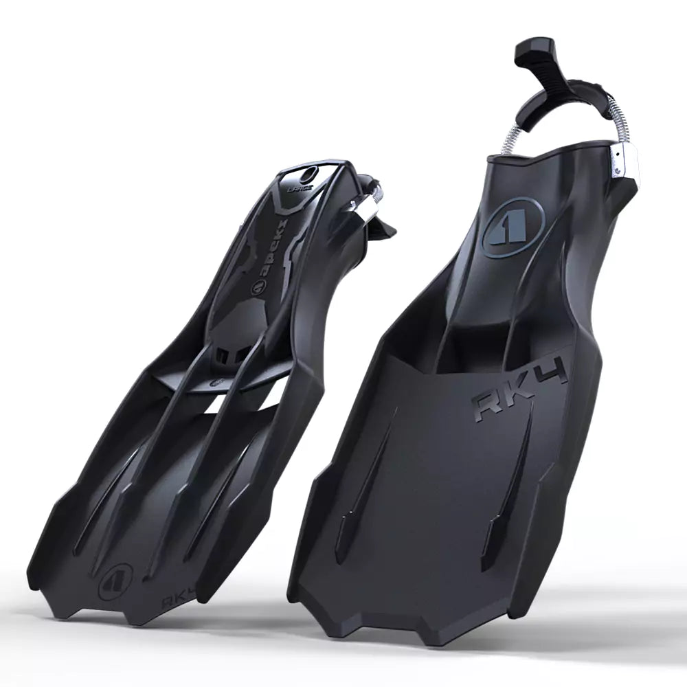 Apeks RK4 Fins side by side