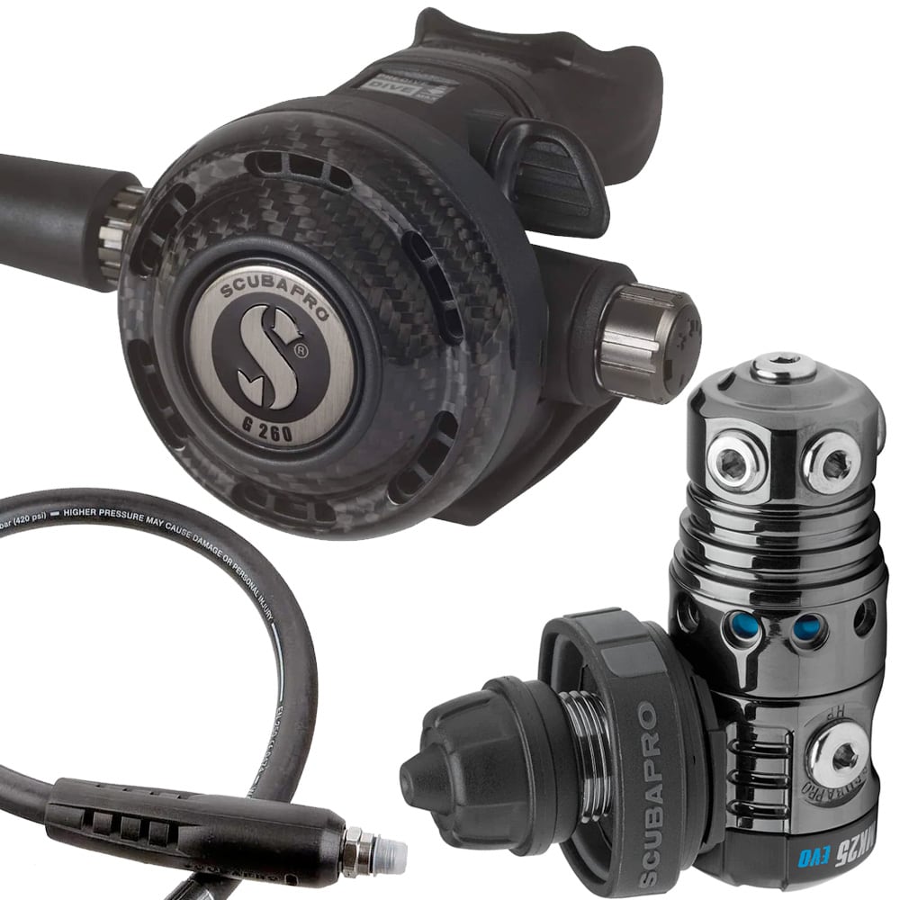 Scubapro MK25 EVO G260 Carbon Black Tech Regulator