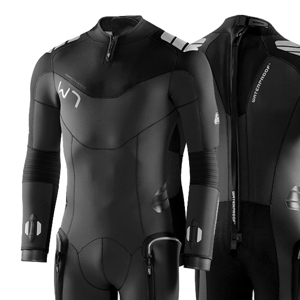 Mens Waterproof W7 7mm Semidry Wetsuit