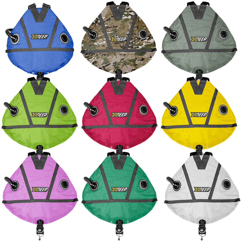Collection of Xdeep Stealth Sidemount Wing Syetems in different colours