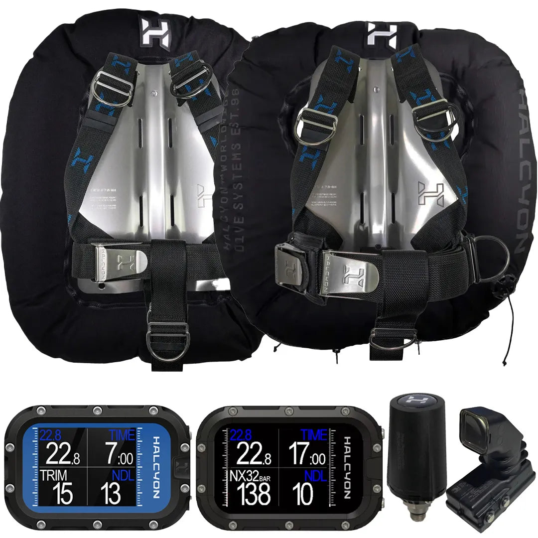 Halcyon "BC with Brain" for Twinset Diving