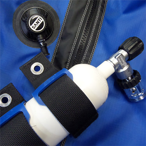 Drysuit inflation systems
