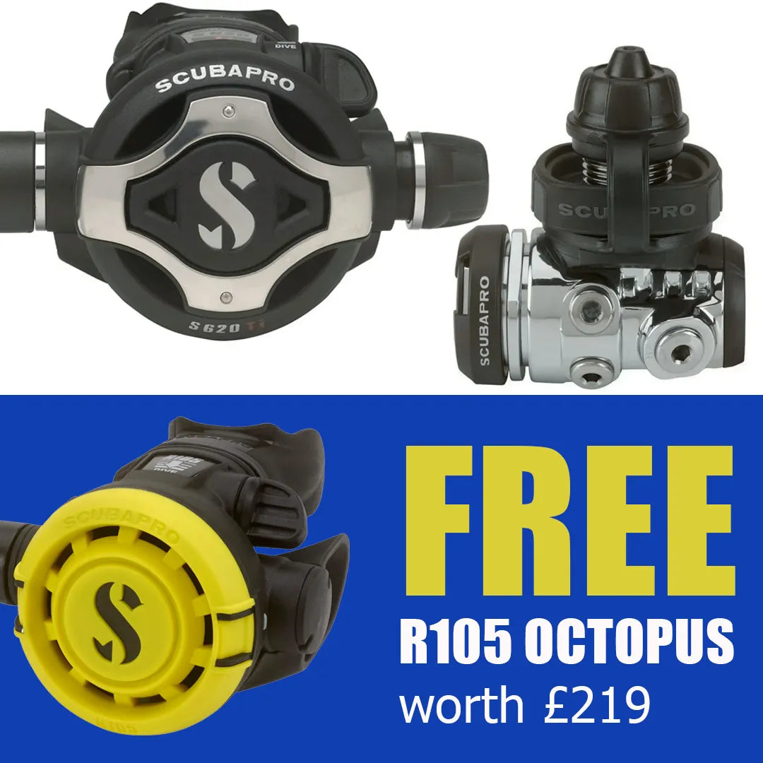 Scubapro S620Ti MK17 Evo2 with Free R105 Octopus