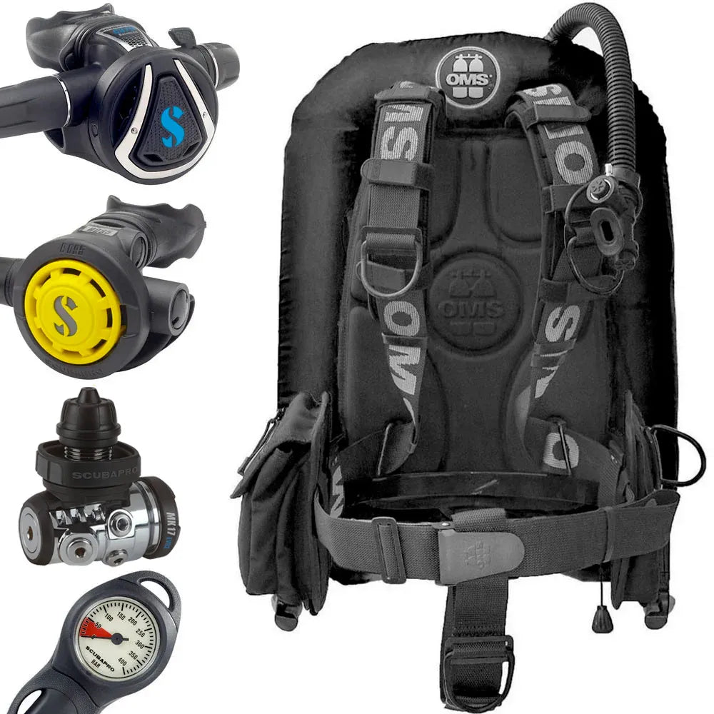 OMS SmartStream Wing Scubapro MK17 2 C370 R095 Regulator Package