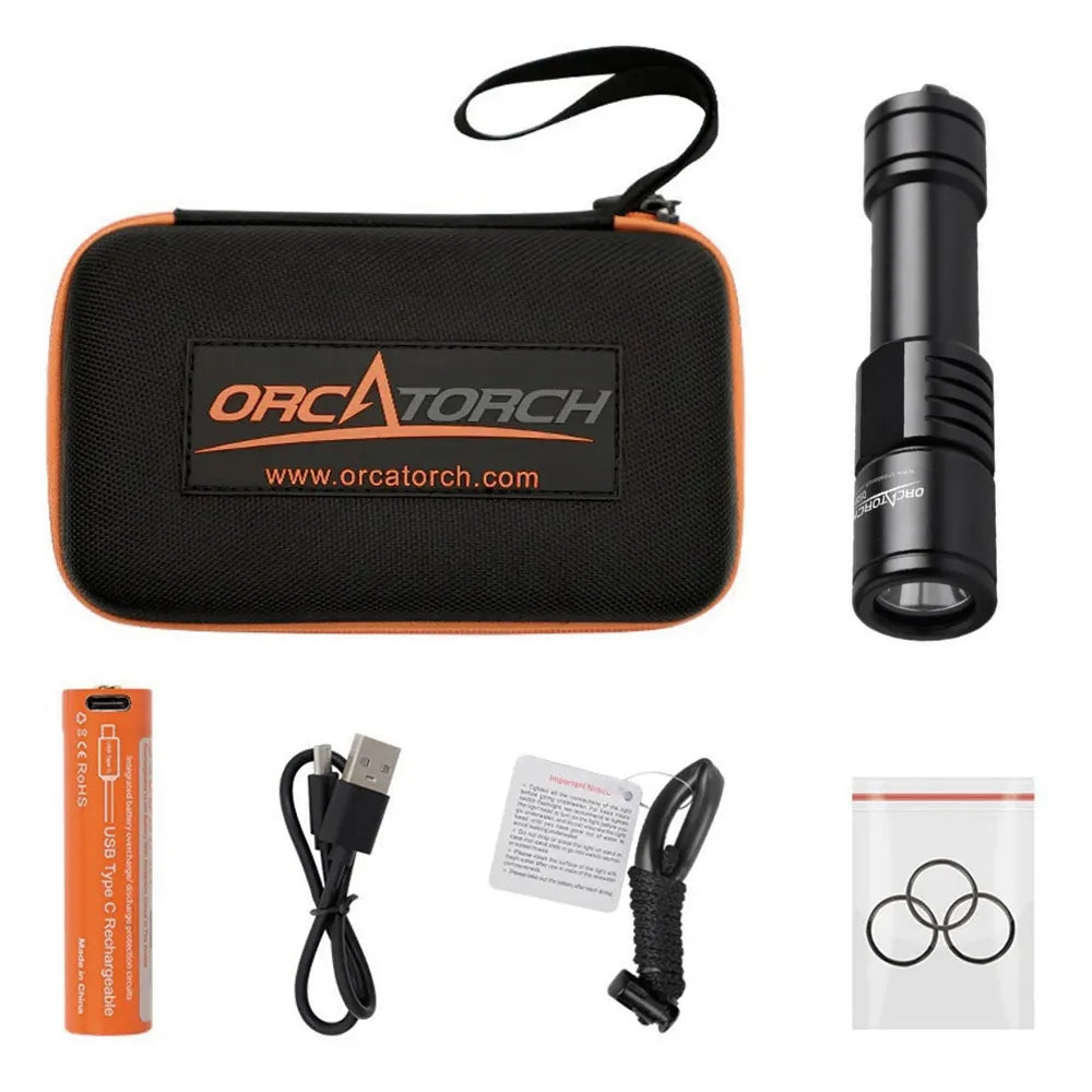 OrcaTorch D520 Dive Light