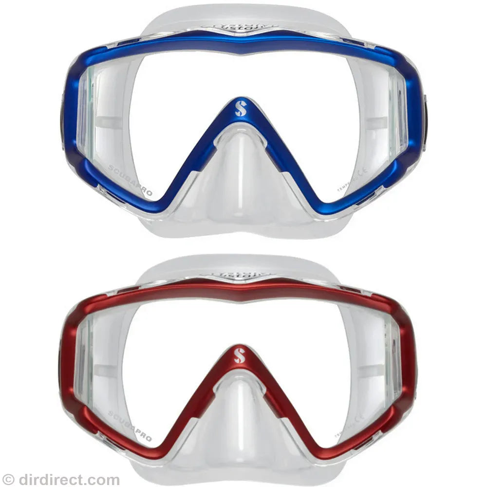 Scubapro Crystal Vu Mask colours
