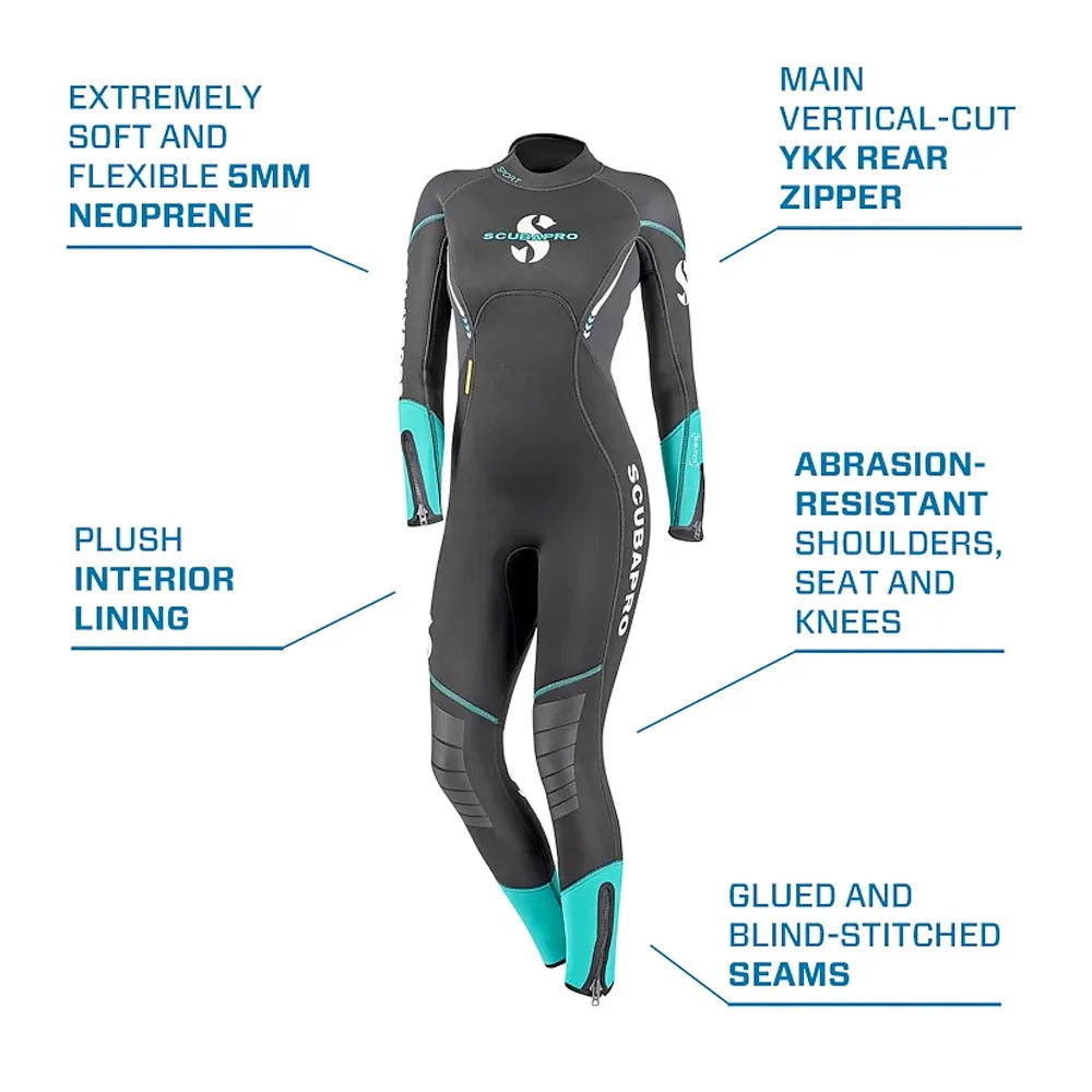 Scubapro Definition 5mm Wetsuit details