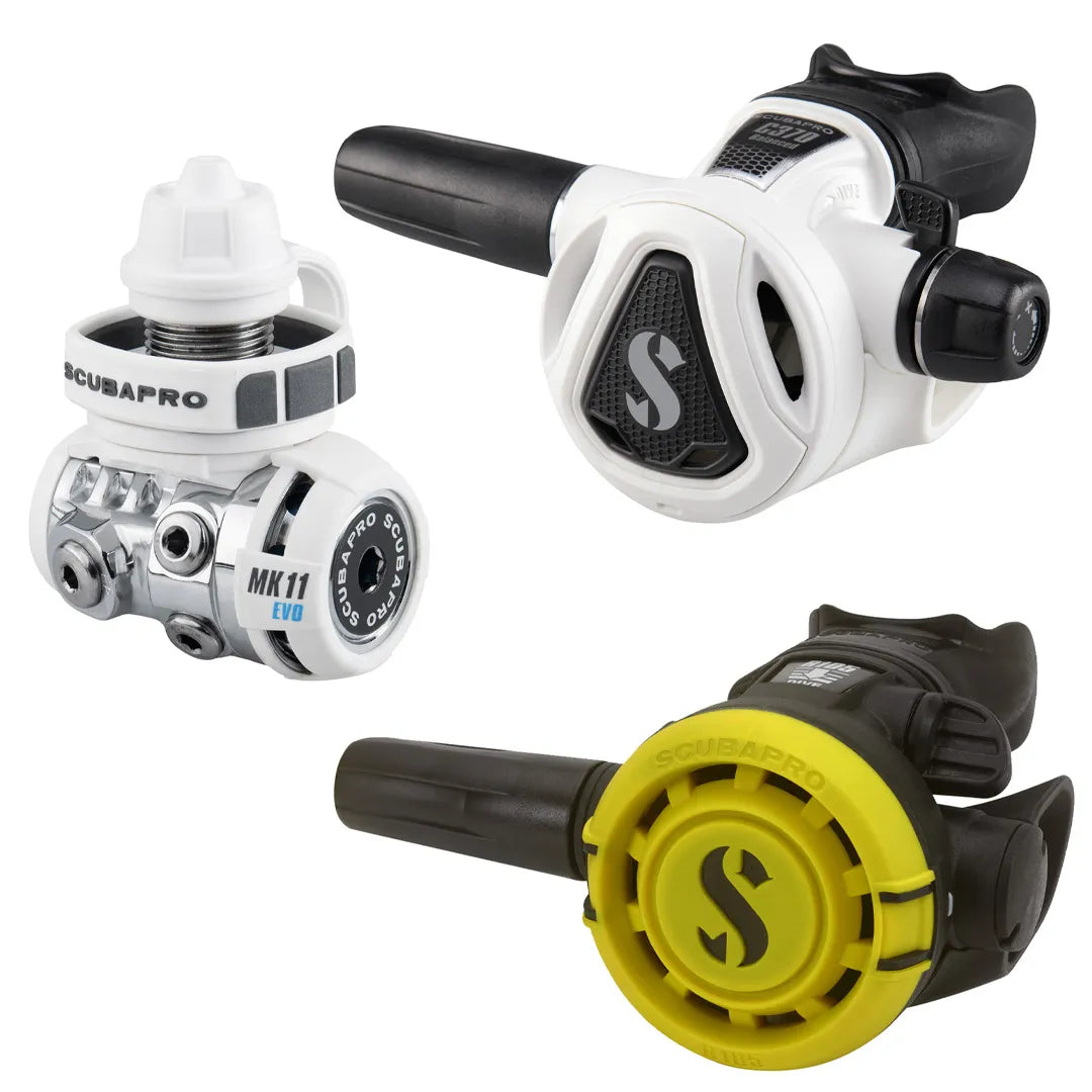White Scubapro MK11 EVO 2 / C370 Regulator