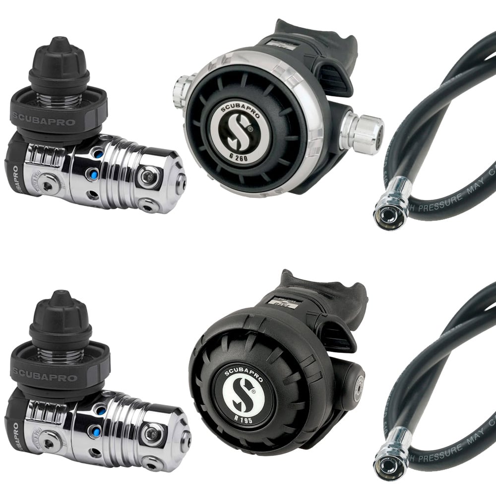 Scubapro MK25 G260 R195 Twinset Regulator