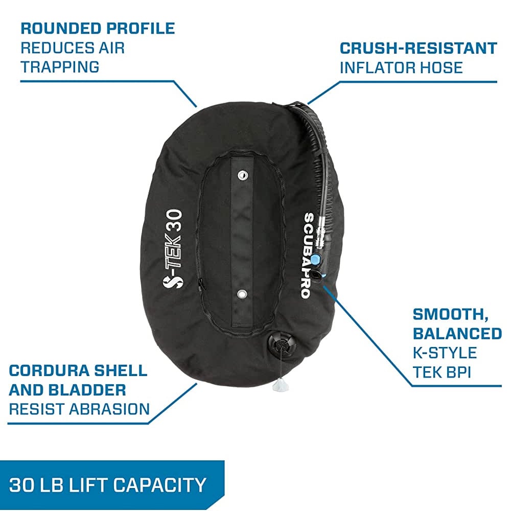 Scubapro S-Tek 30 wing features