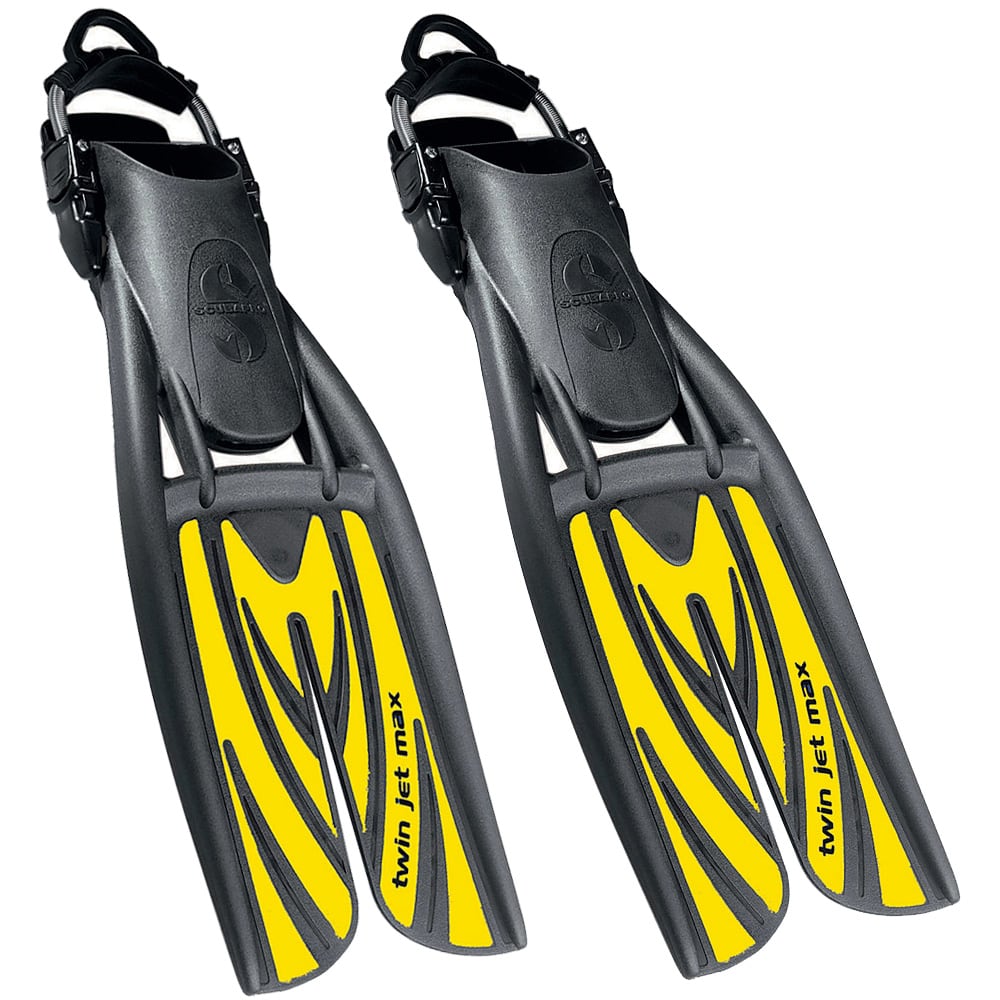 Yellow Scubapro Twin Jet Max Fins