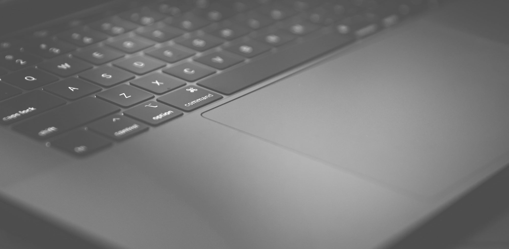 Closeup of Keyboard for Newsletter Subscription