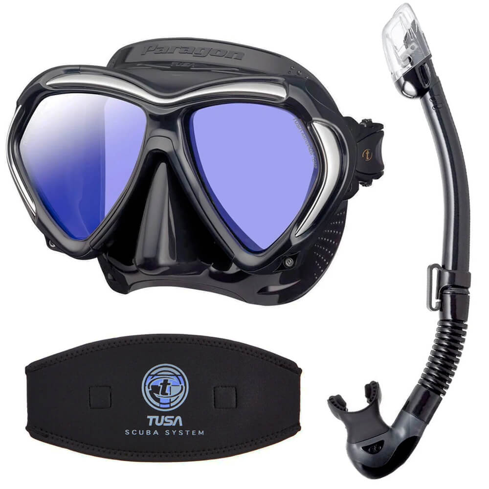 Black Tusa Snorkelling Set