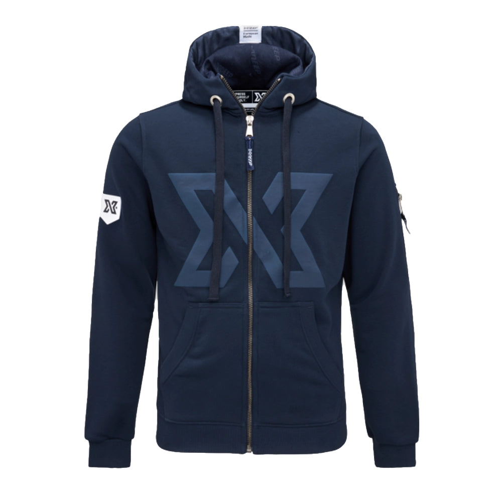 Xdeep Navy Colour Signature Hoodie