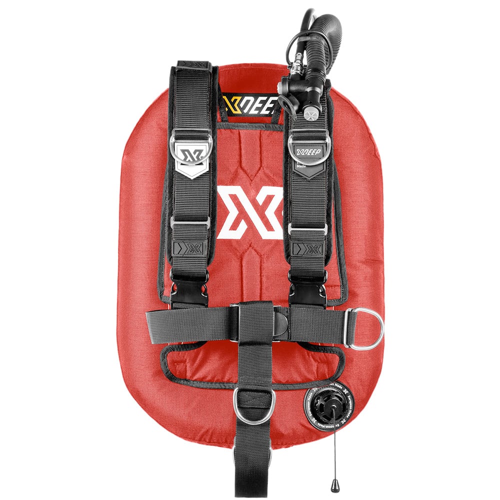 XDeep Zeos Deluxe Wing System in red