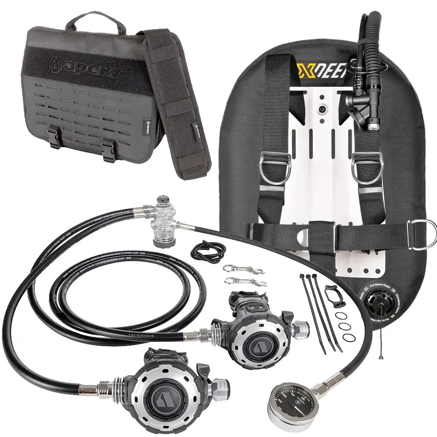 DIR XDeep Apeks Starter Package - Zeos Wing + MTX-RC Long Hose Regulator