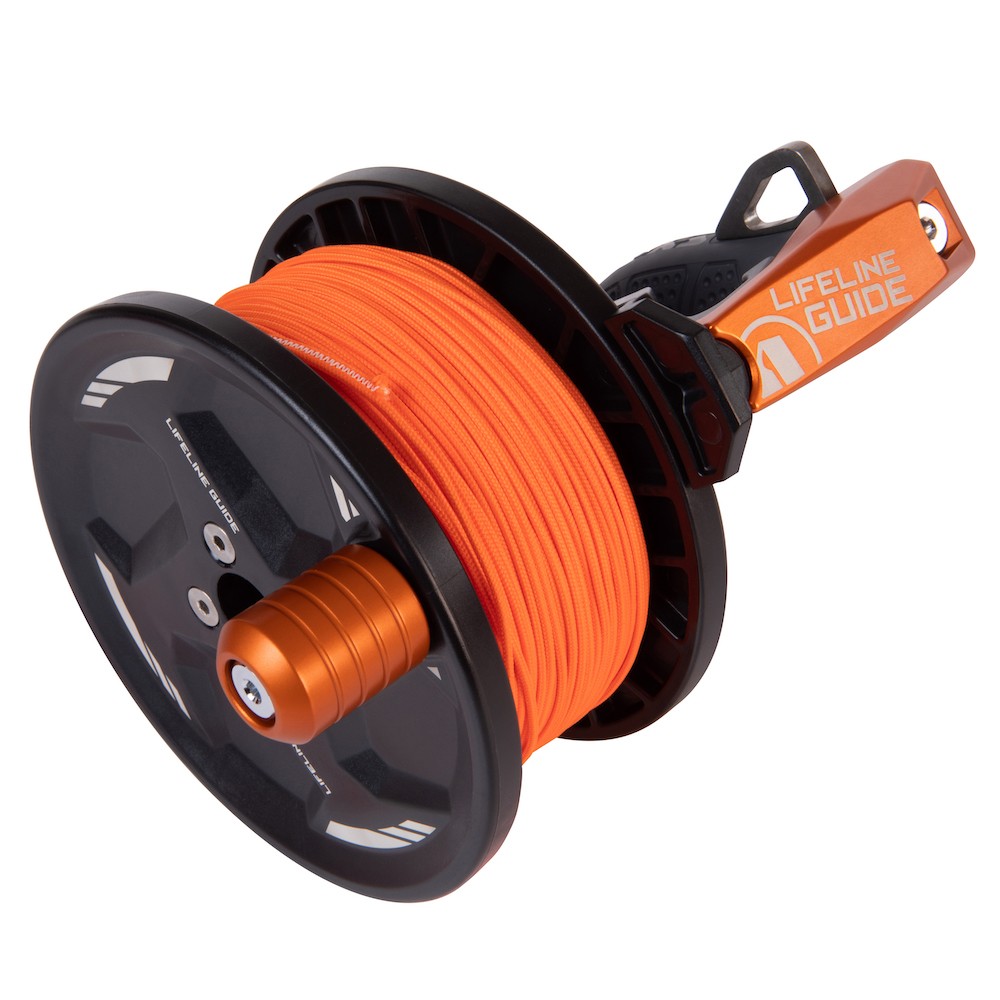 Apeks Lifeline Guide 120m Reel - Orange
