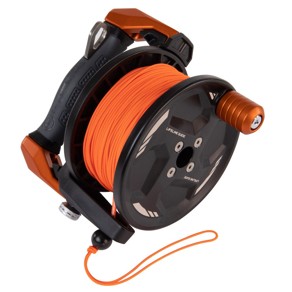 Apeks Lifeline Guide 120m Reel - Orange