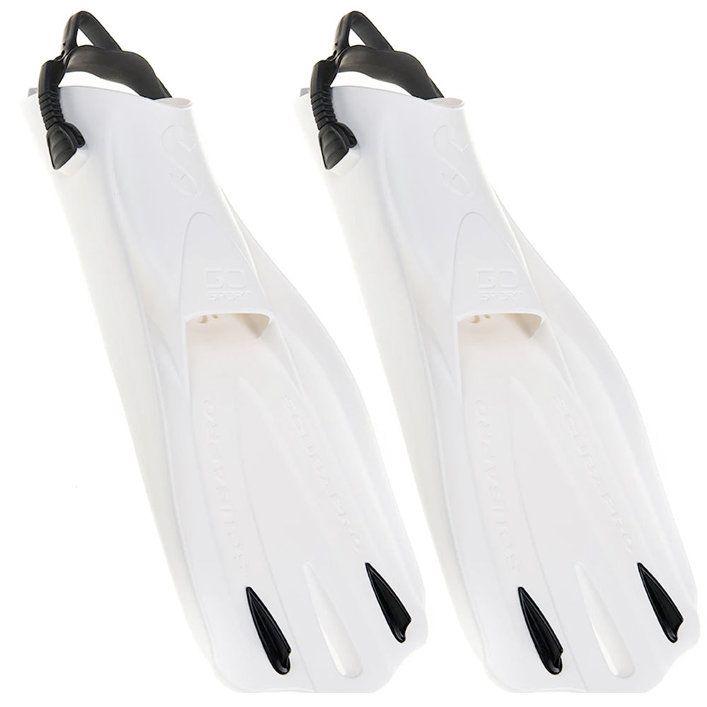 White Scubapro Go Sport Fins