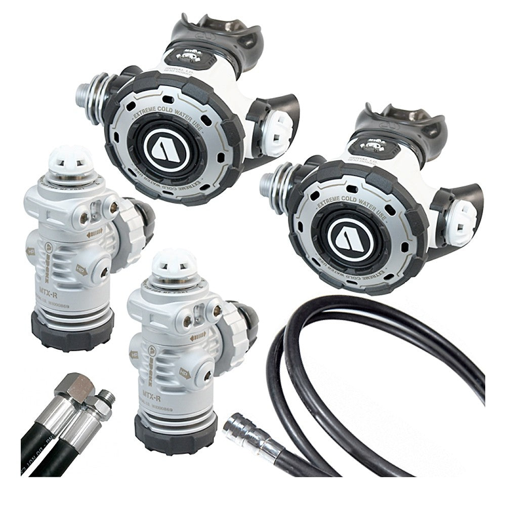 Apeks MTX-R Twinset Regulator Set