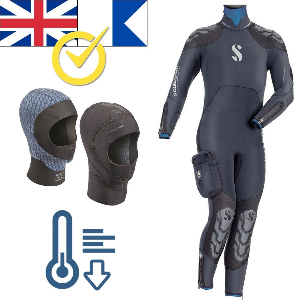 Scubapro Nova Scotia Semi Dry Suit - Mens