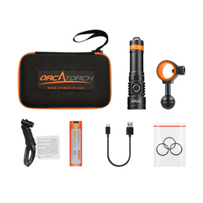 Orcatorch D710V MK2 Box Contents