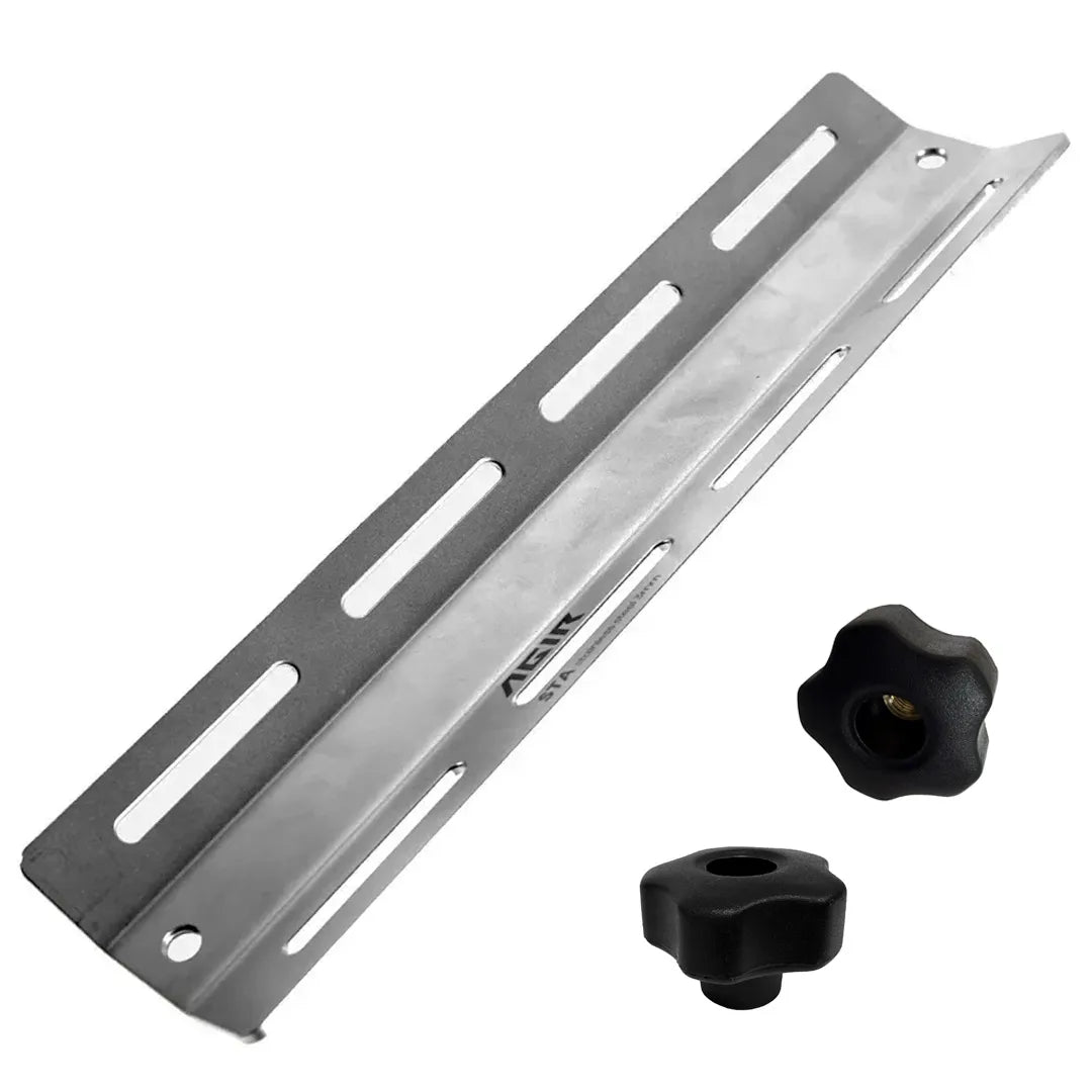 Steel Agir Single Tank Adapter Plate with nuts