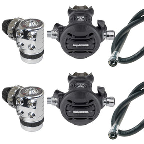 Apeks TEK3 Twinset Regulator Set