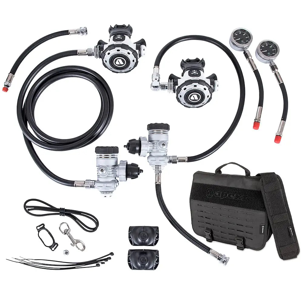 Apeks MTX-R Sidemount Regulator Set - Ready to Dive - DirDirect