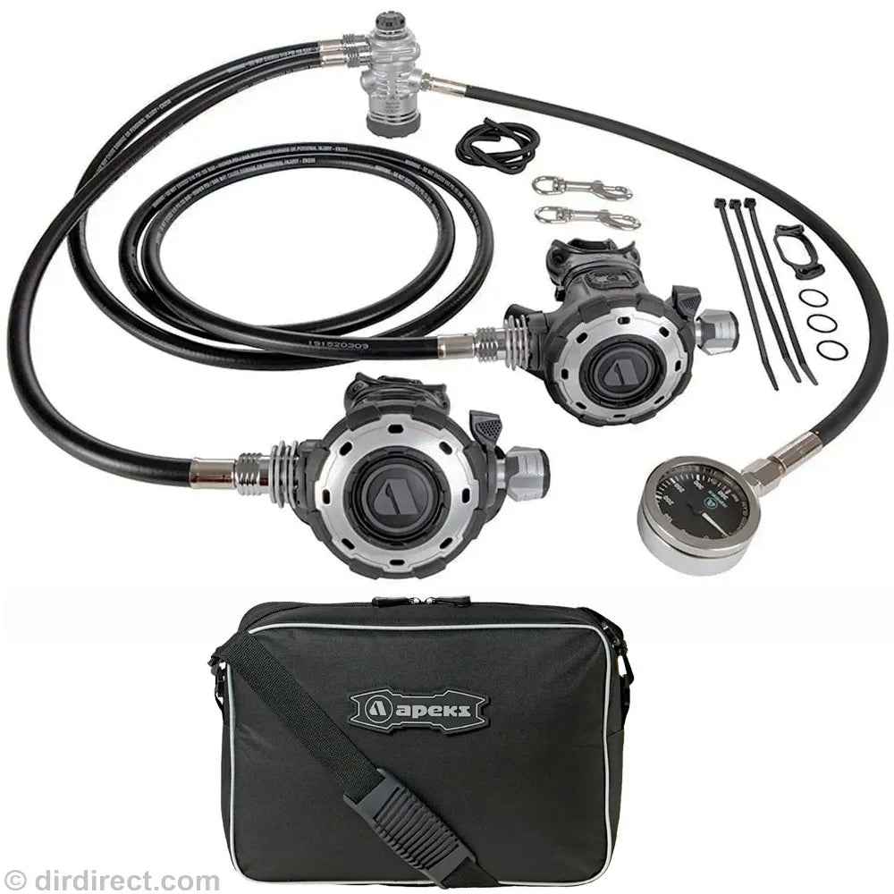 Apeks MTX-RC Long Hose Single Cylinder Regulator Set