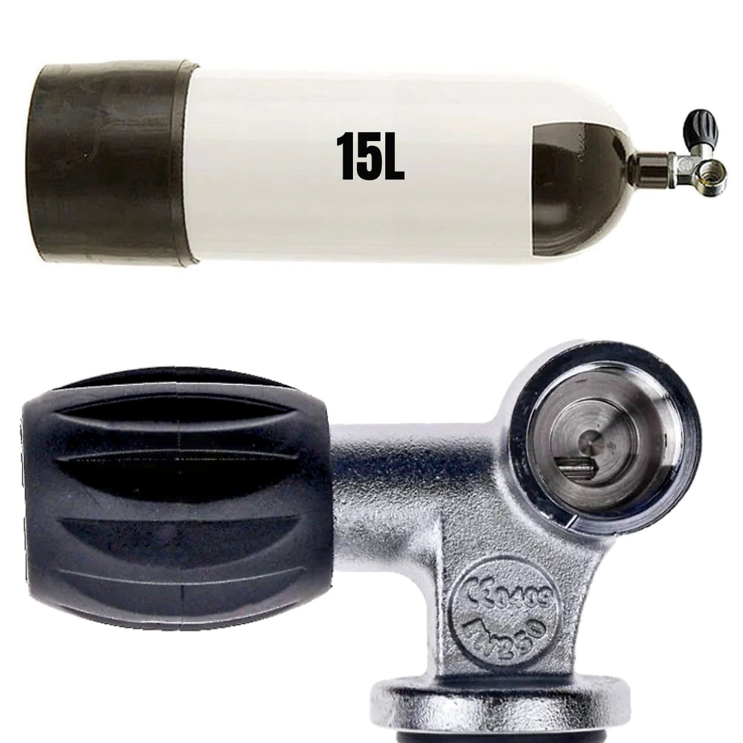 Faber 15L Dive Tank and Valve