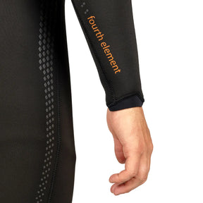 Fourth Element Xenos ARC Wetsuit sleeve with 'fourth element' branding on a white background