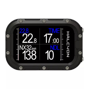 Halcyon Symbios Dive Computer front screen