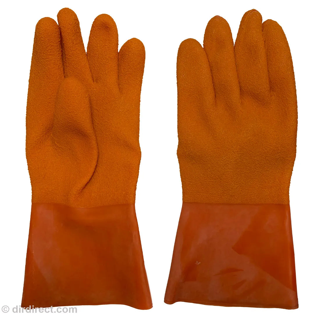 Kubi Textured Heavyweight Dry Gloves Orange