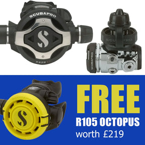 Scubapro S620Ti MK17 Evo2 with Free R105 Octopus