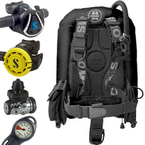 OMS single tank Wing System with Scubapro Regulators