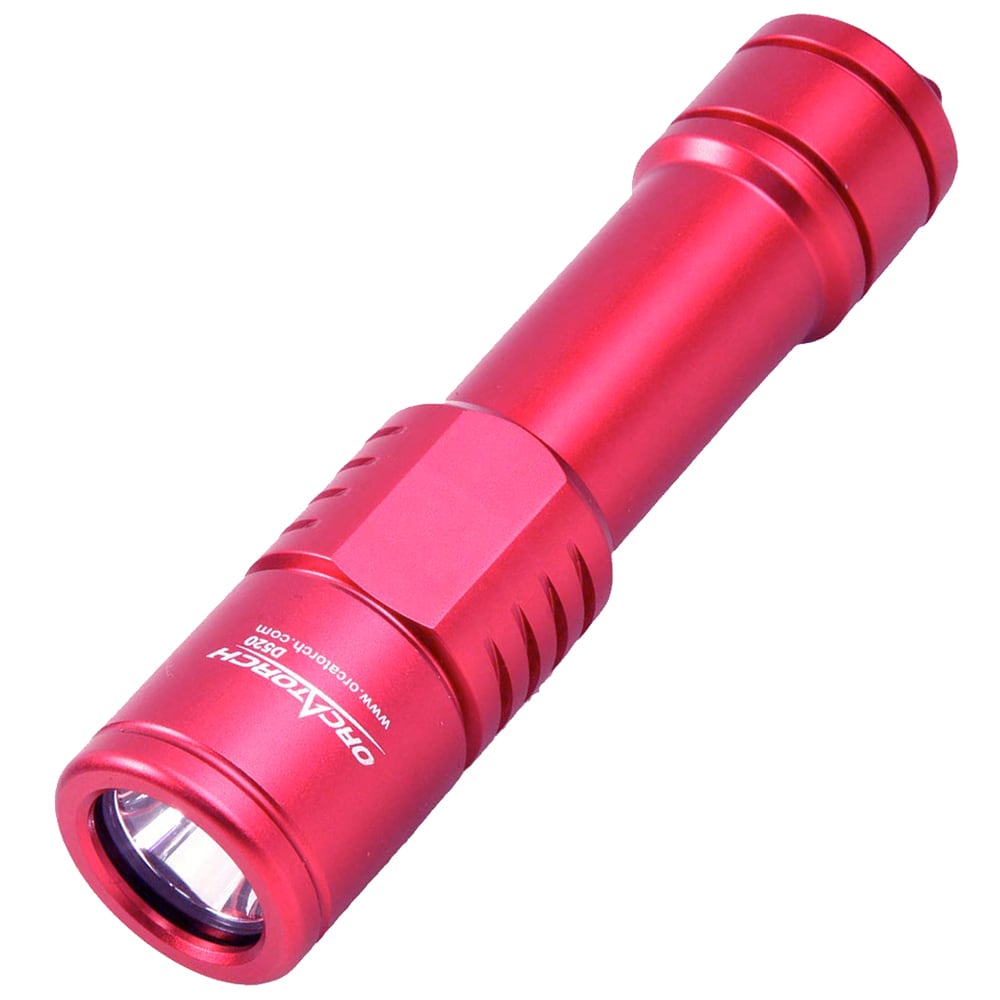 Red OrcaTorch D520 Dive Light