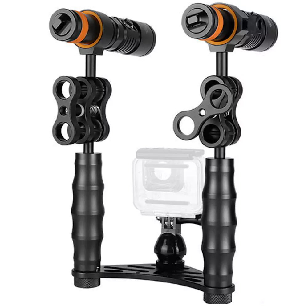 OrcaTorch Double D710V Combo Kit from back