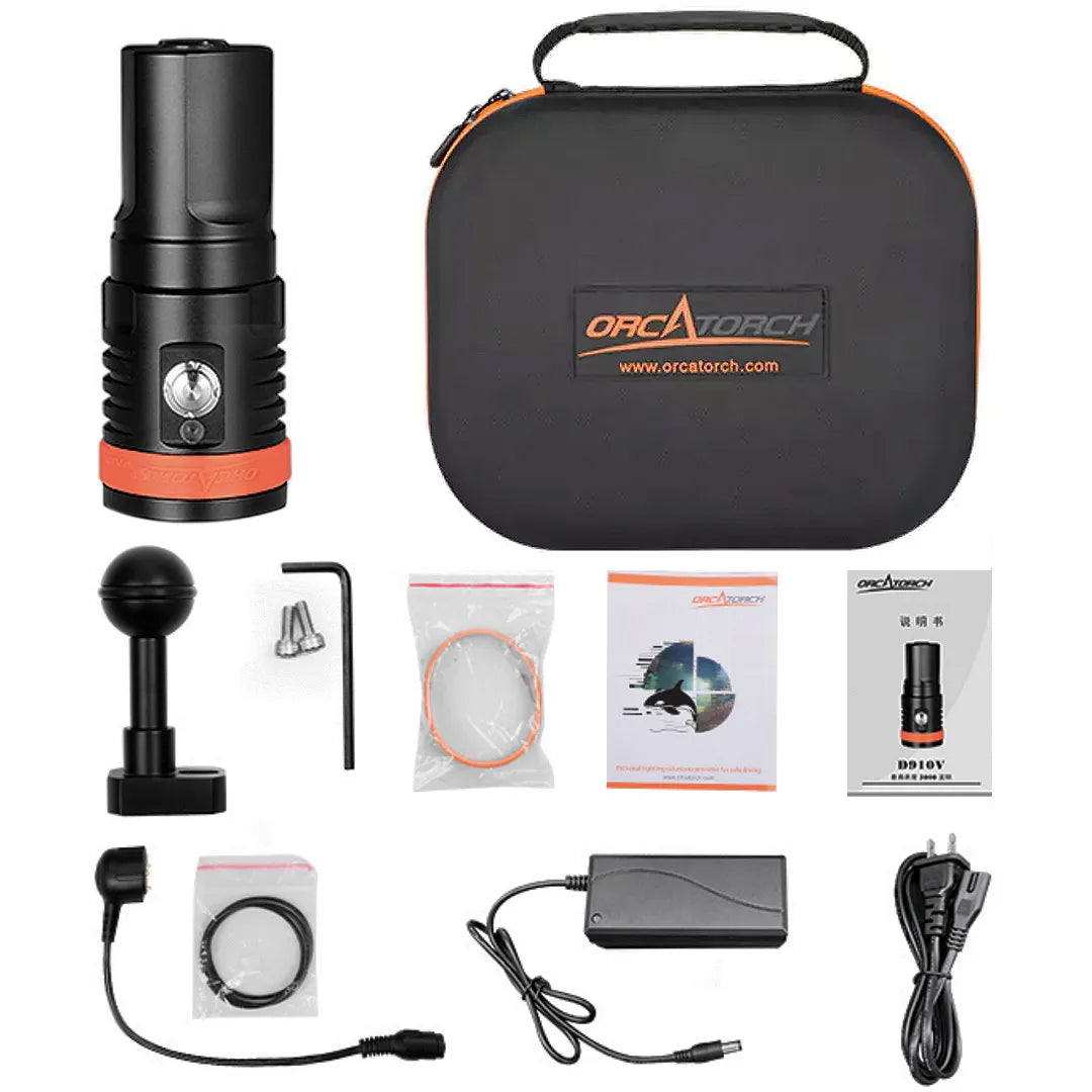 OrcaTorch D910V Video Light