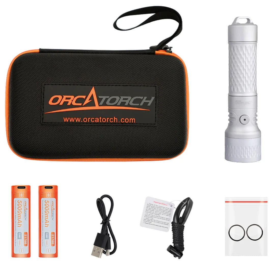 Silver OrcaTorch Orca 7