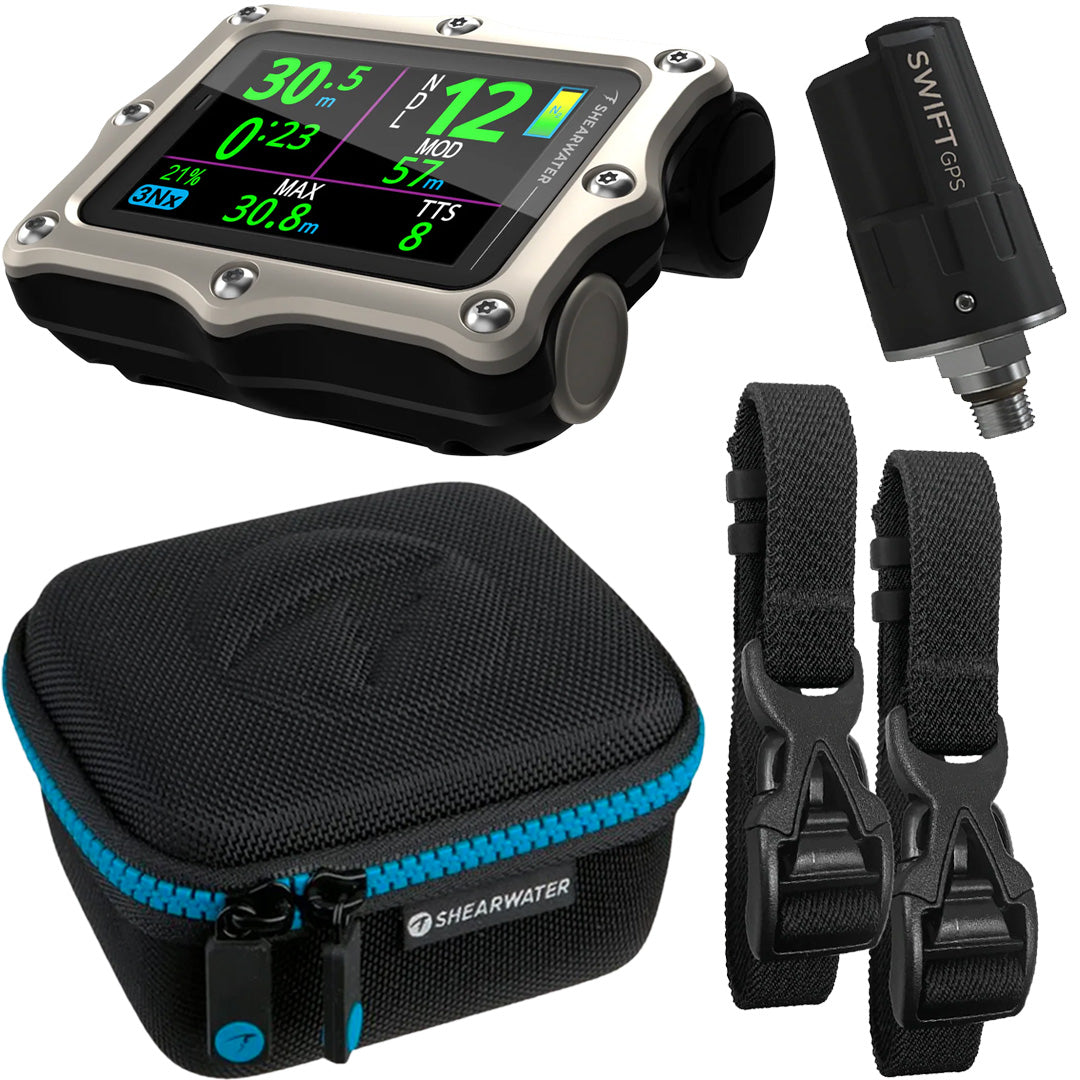 Shearwater Perdix 3 Silver with Swift GPS Transmitter