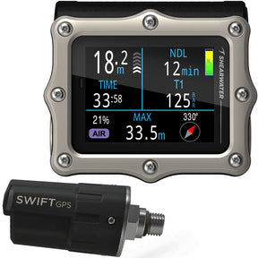 Shearwater Perdix 3 Silver with Swift GPS Transmitter