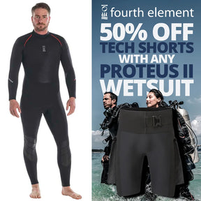 5mm Fourth Element Proteus II Wetsuit + Tech Shorts - Men's