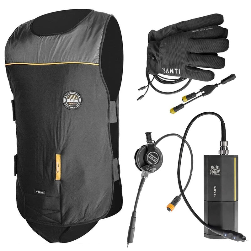 Santi Deluxe Heated Vest Set with Gloves - DirDirect