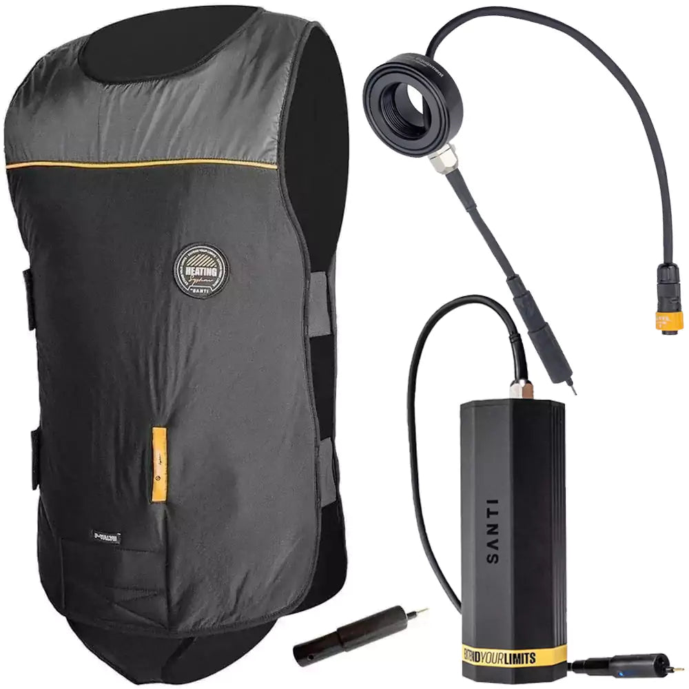 Santi Heated Vest Combo with Drysuit Connector