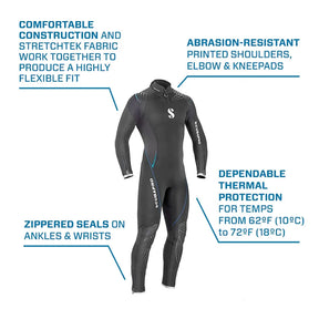Scubapro Definition 5mm Wetsuit details
