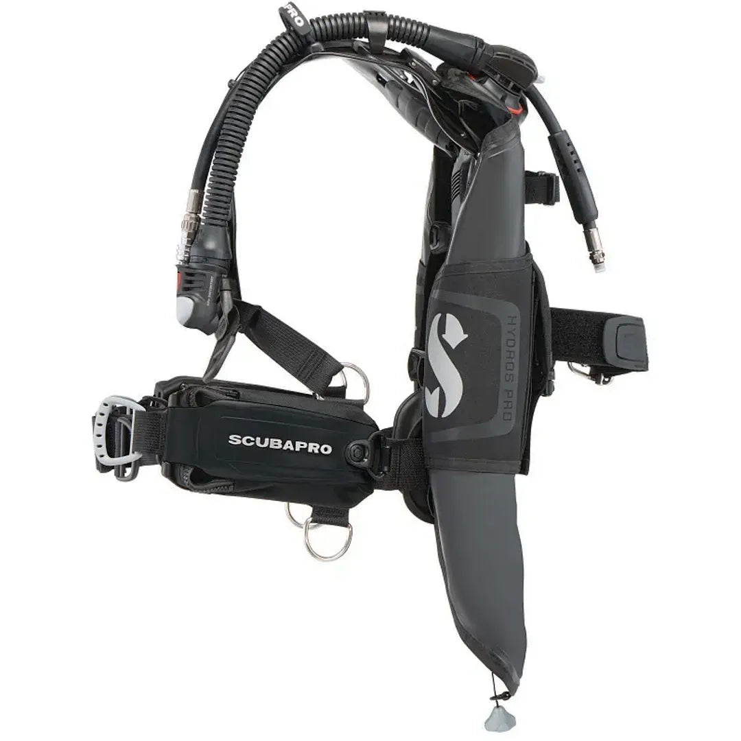 Scubapro Hydros Pro 2 BCD with black monorail weight pockets