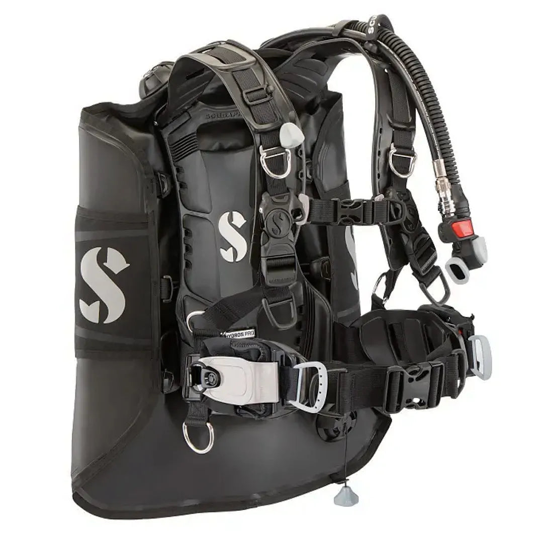 Scubapro Hydros Pro 2 BCD with white mini monorail pockets