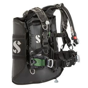Scubapro Hydros Pro 2 BCD with army green mini monorail pockets